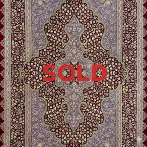 ペルシャ絨毯【シルク】クム 120x80cm (SOLD)