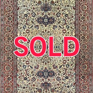 ペルシャ絨毯【セミアンティーク】ナイン・ツデシケ（1940年代）　215×151(cm)