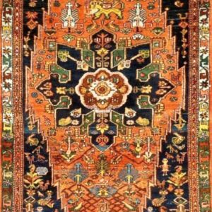 ペルシャ絨毯【トライバルラグ】バクチアリ(1920年代)