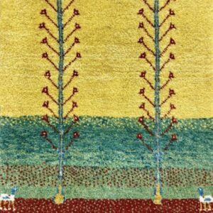 ペルシャ絨毯 【モダン・ギャッベ】63x86(cm) *20238