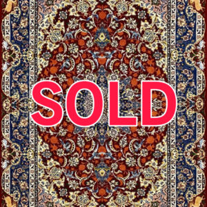 ペルシャ絨毯【逸品ウール】イスファハン（ハサン・ダルダシュティ作、本人証明書付）