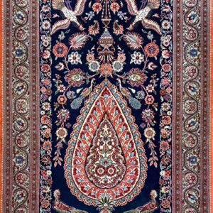 ペルシャ絨毯【逸品ウール】クム（モハンマド・ジャムシディ作）