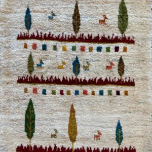 ペルシャ絨毯 【モダン・ギャッベ】　121×87(cm)　*L25