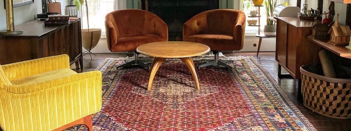 いまホームデザインのトレンドはビンテージのペルシャ絨毯