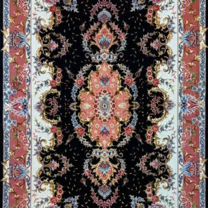 ペルシャ絨毯【逸品ウール】タブリーズ(サファリ作) 132×78(cm) *SA-2861