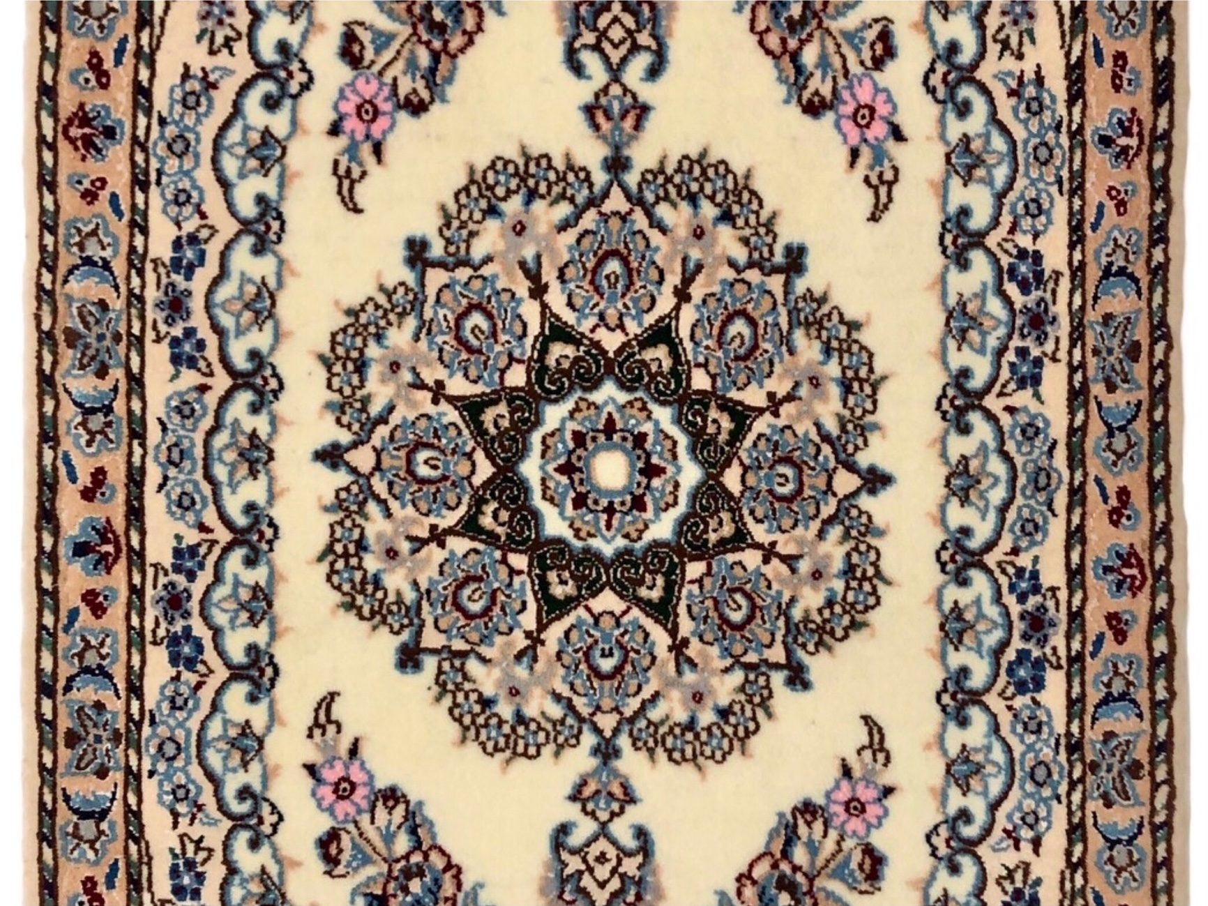 ペルシャ絨毯【ウール】玄関マット小　ナイン産　64×105(cm)　¥132,000(税込)