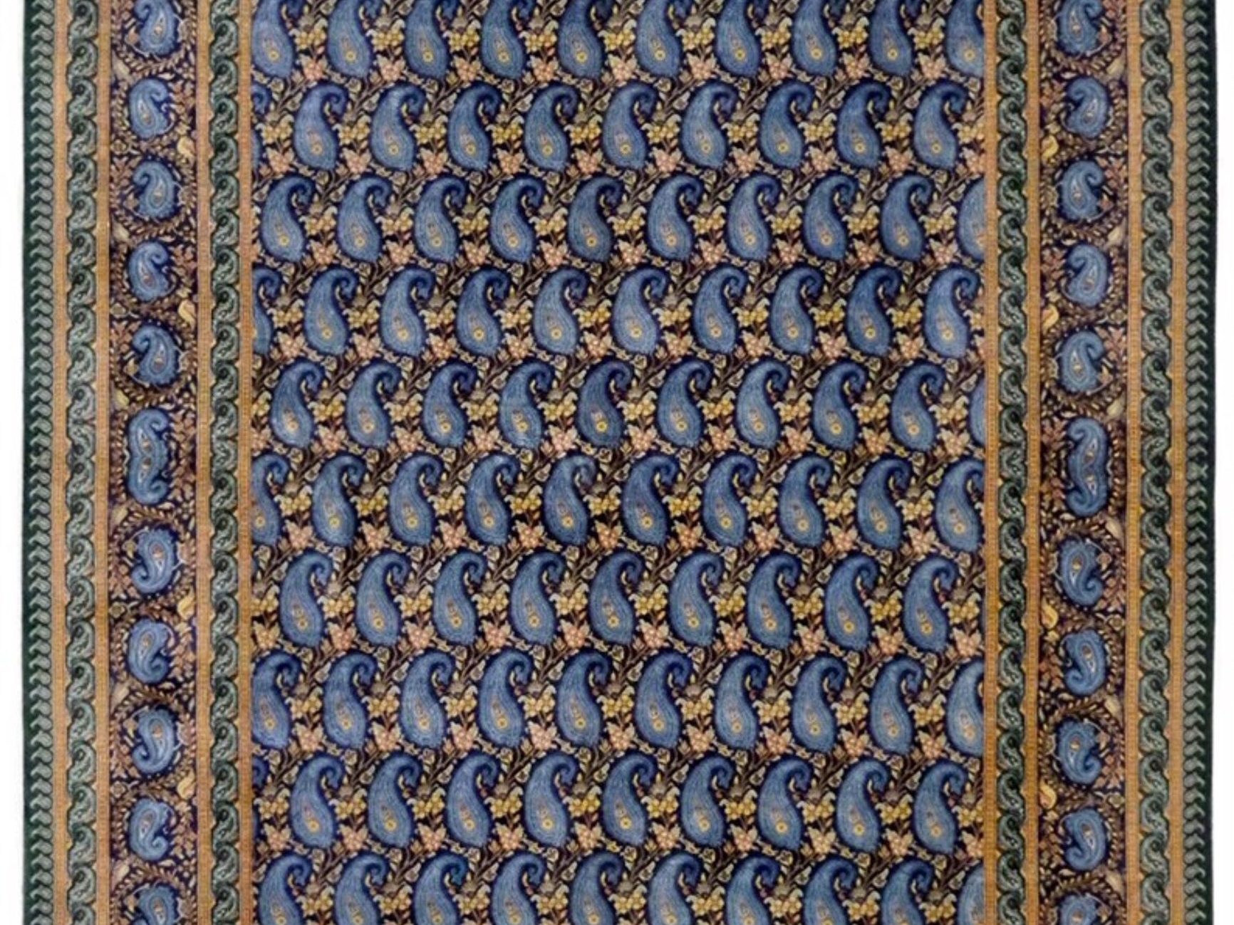 ペルシャモダールシルク絨毯c6