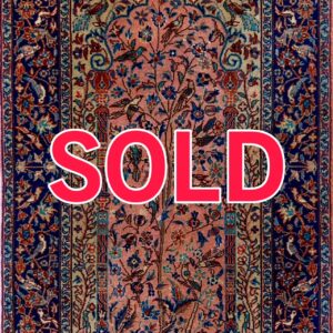 ペルシャ絨毯【アンティーク】マンチェスター・カシャーン(1920年頃) 94×62(cm)