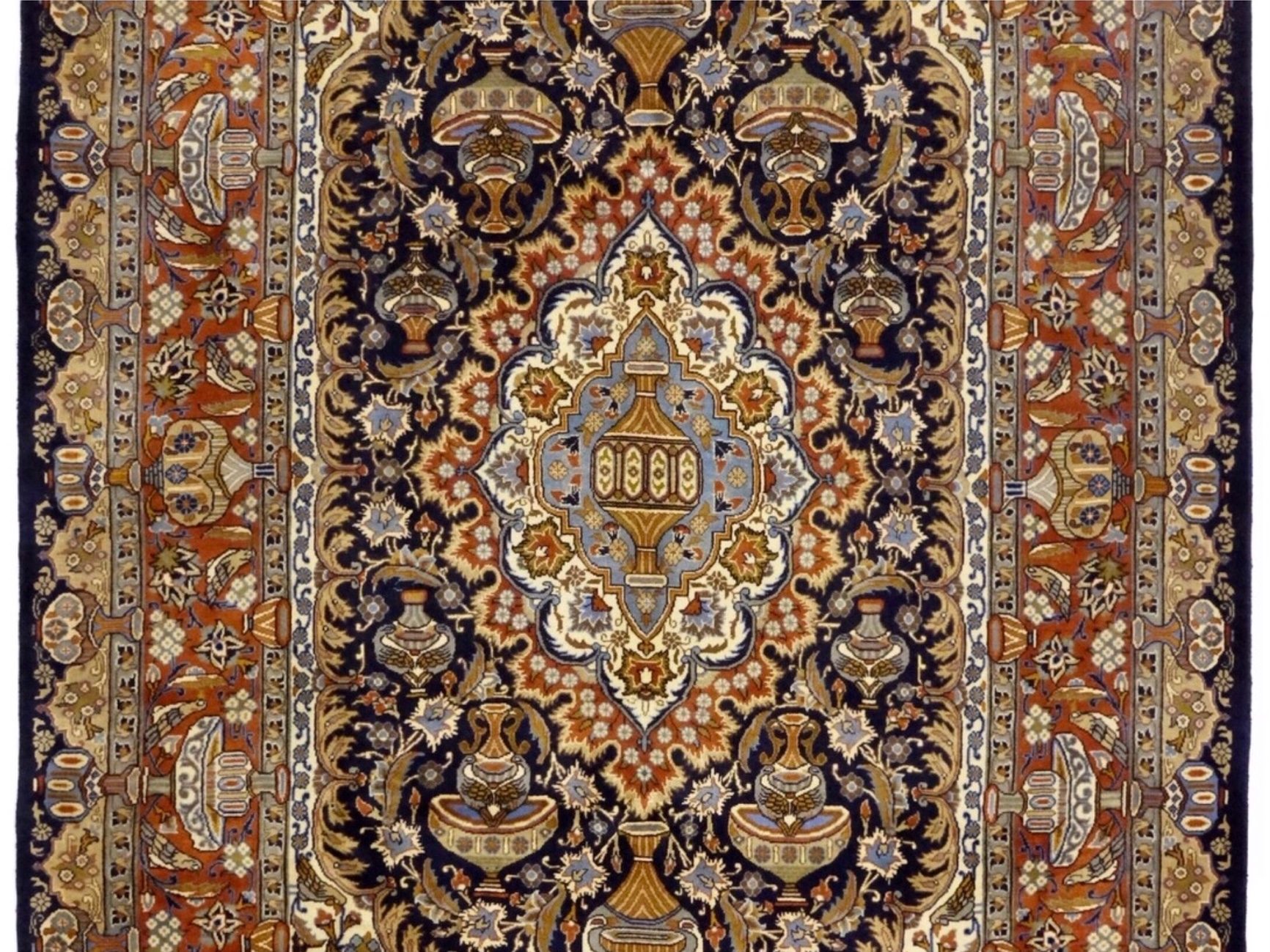 ペルシャ絨毯【ウール】リビングサイズ大 カシュマール産 195×296(cm