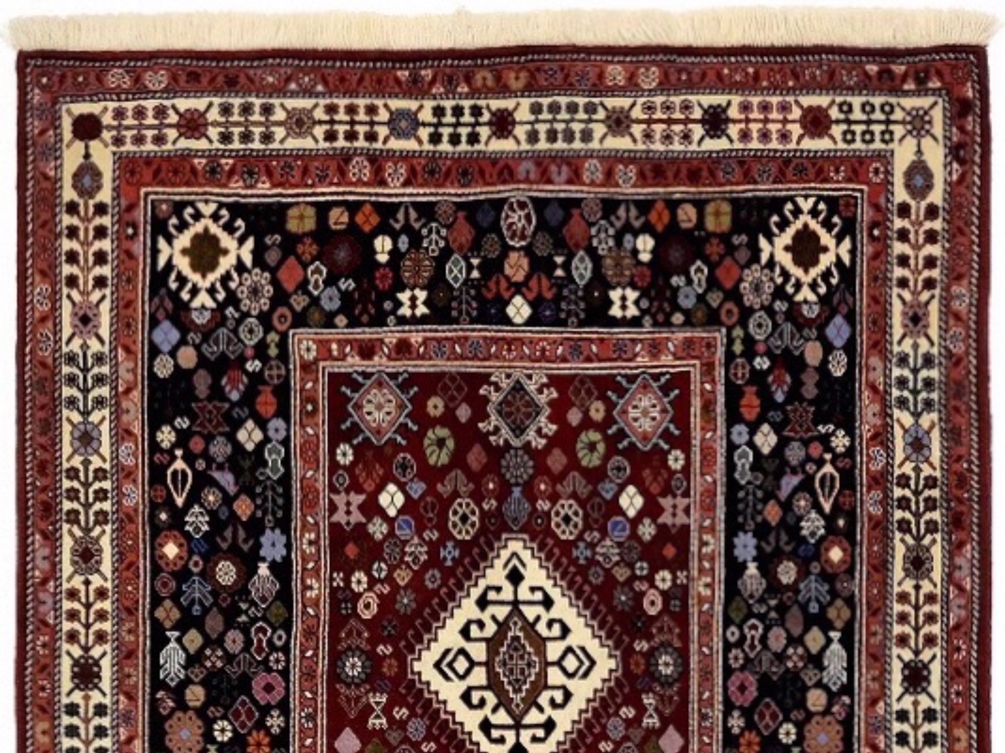 トライバルラグ カシュガイ 257×170cm　ペルシャ絨毯