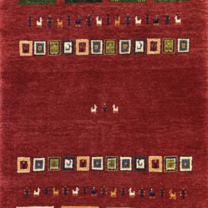 ペルシャ絨毯 【モダン・ギャッベ】リズバフ　125×85(cm)　*P1249