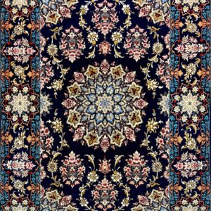 ペルシャ絨毯【ウール】イスファハン(モーメニ作) 200×130(cm) *1923