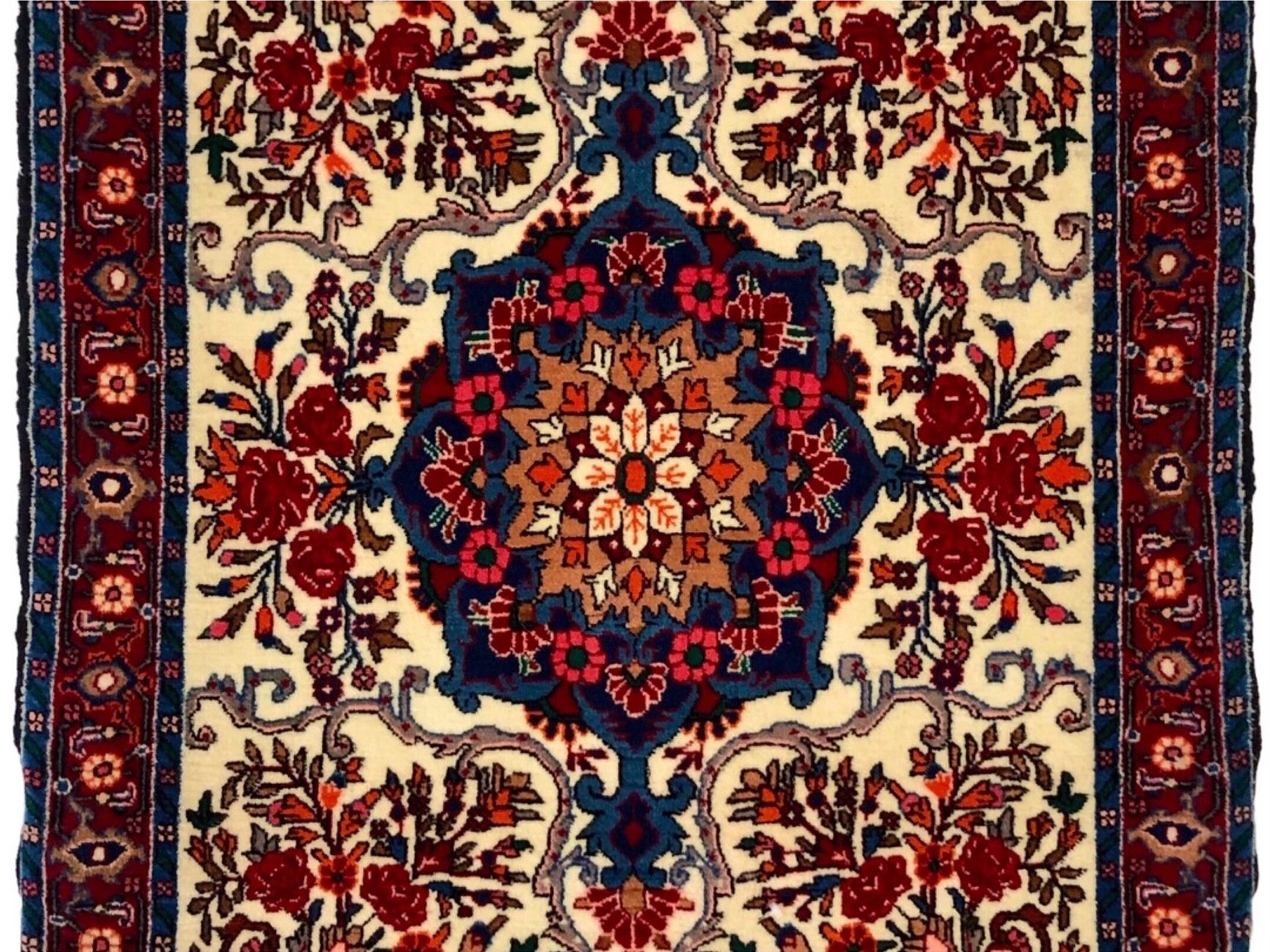 ペルシャ絨毯【ウール】玄関マット小　ビジャー産　70×91(cm)　¥132,000(税込)