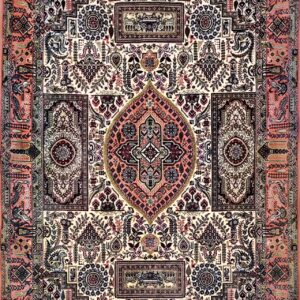 ペルシャ絨毯【逸品ウール】クム（モハンマド・ジャムシディ作）