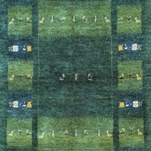 ペルシャ絨毯 【モダン・ギャッベ】リズバフ　118x79(cm) *P1030