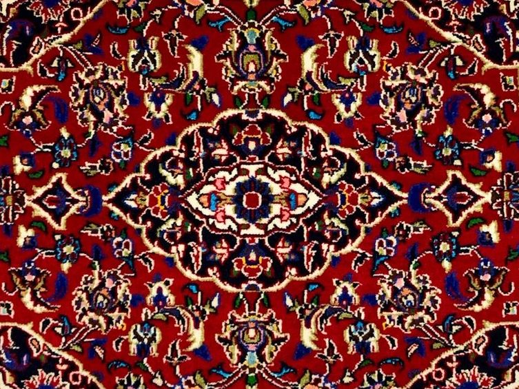 ペルシャ絨毯【ウール】カシャーン産 69×97 玄関マット小 ¥88,000(税込)
