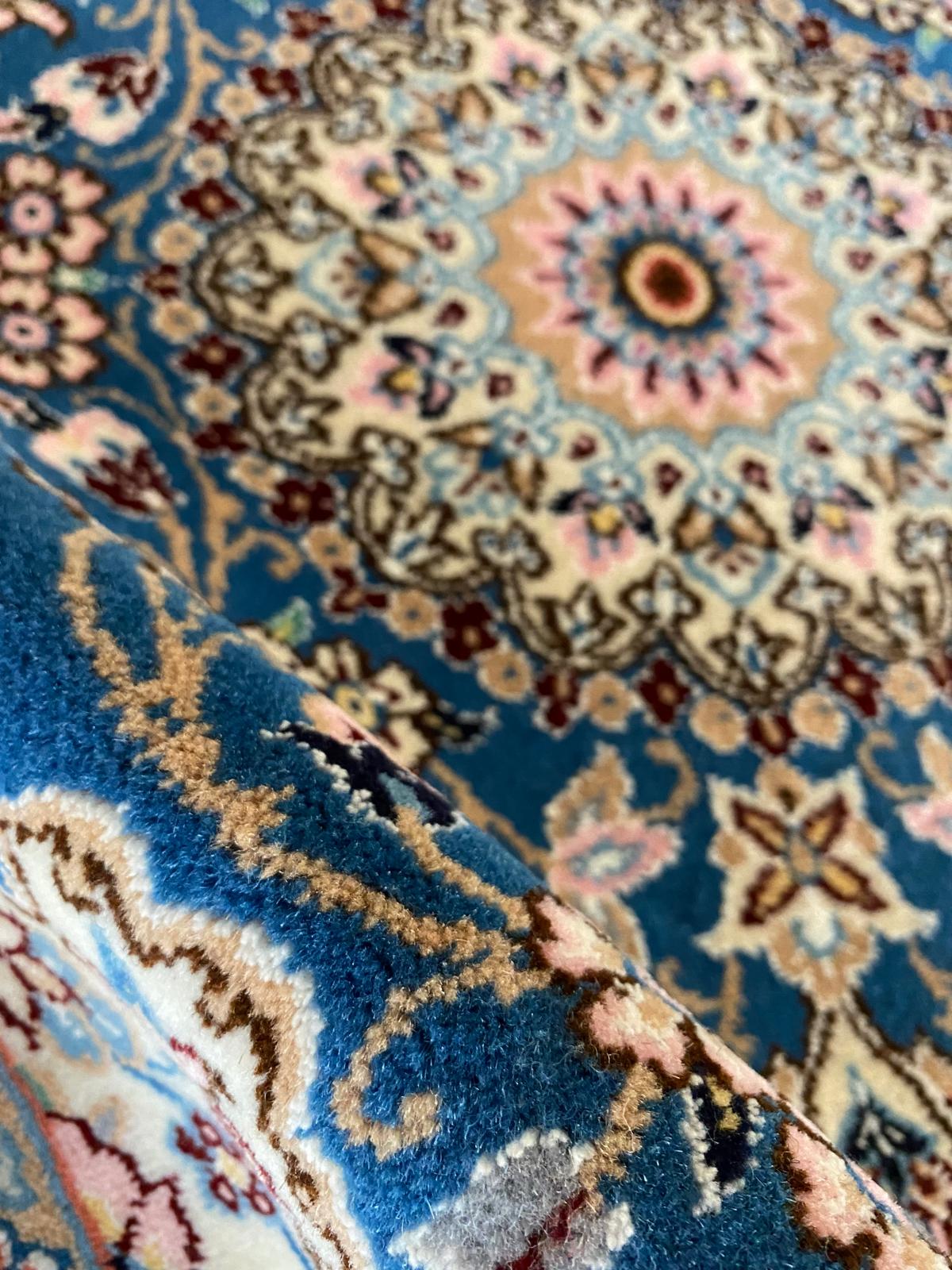 ペルシャ絨毯 ナイン 9la 90×60cm ペルシャ絨毯【ウール】ナイン 9LA 90×60(cm) *P-1359M