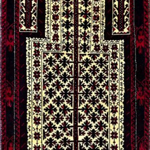 ペルシャ絨毯【トライバルラグ】バルーチ 126×79(cm) *3278MZ