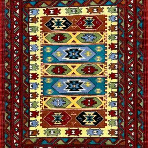 ペルシャ絨毯【トライバルラグ】トルクメン 131×84 (cm) *1190MP