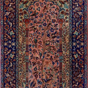 ペルシャ絨毯【コレクターズ・ウール】マンチェスター・カシャーン(1920年頃) 94x62(cm)