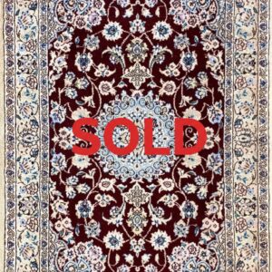 ペルシャ絨毯【ウール】ナイン(6LA)60x91cm SOLD