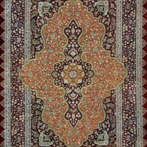 persian-rug-ペルシャ絨毯-クム-シャヤン工房-シルク-122x80-Z2491jpg1 | ペルシャ絨毯専門店 フルーリア東京