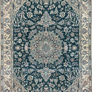 persian-rug-ペルシャ絨毯-ナイン-9LAグレード-ウール-グリーン-210x153-P1825jpg1 | ペルシャ絨毯専門店 フルーリア東京