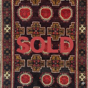 ペルシャ絨毯【トライバルラグ】バルーチZ-3371M 244×108(cm) SOLD