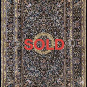 ペルシャ絨毯【シルク】クム 150x100cm (SOLD)