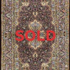 ペルシャ絨毯【逸品シルク】クム SOLD 200x130cm