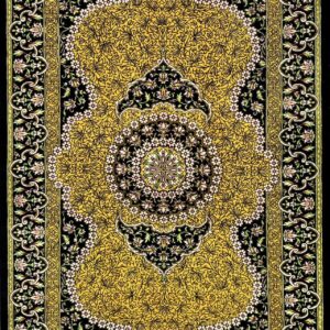 ペルシャ絨毯【シルク】クム 93x60cm *C-3408