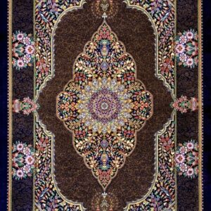 ペルシャ絨毯【シルク】クム　92x60cm　*C-3330